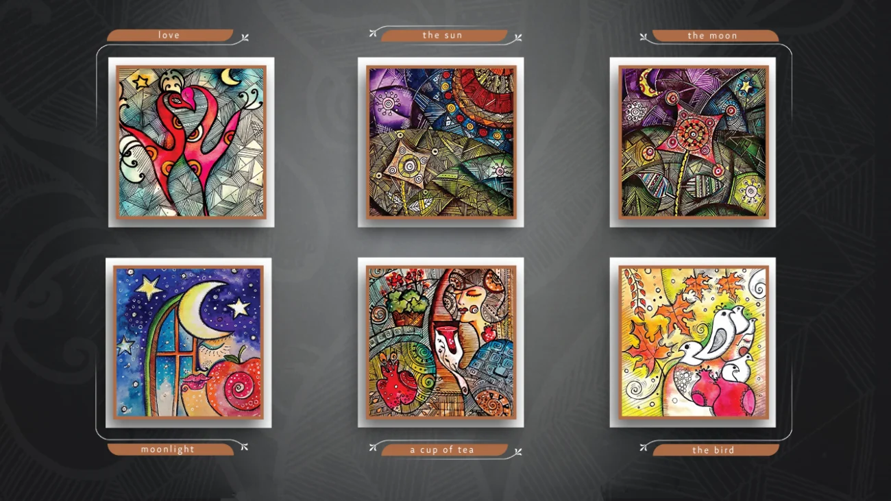 نقاشی های مربعی-11