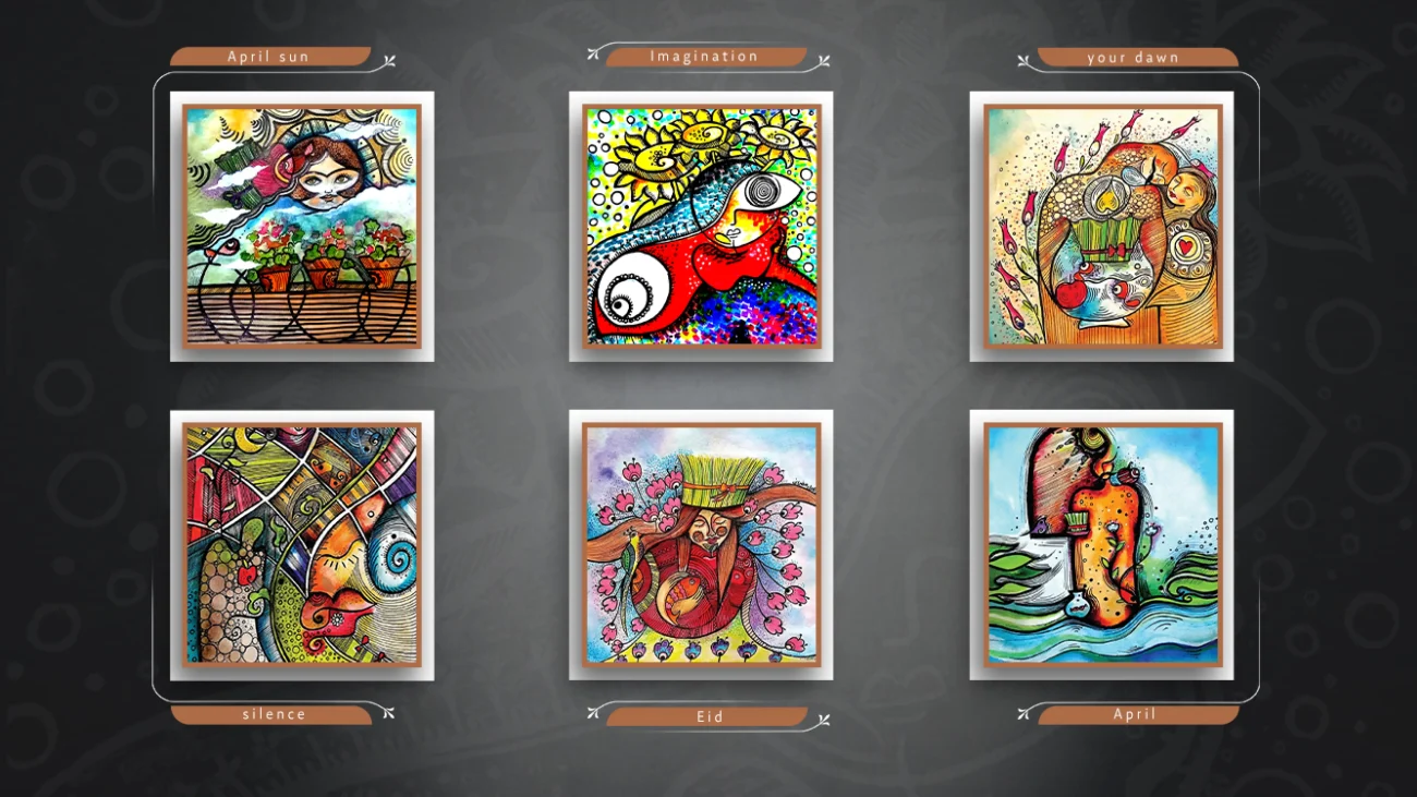 نقاشی های مربعی-15