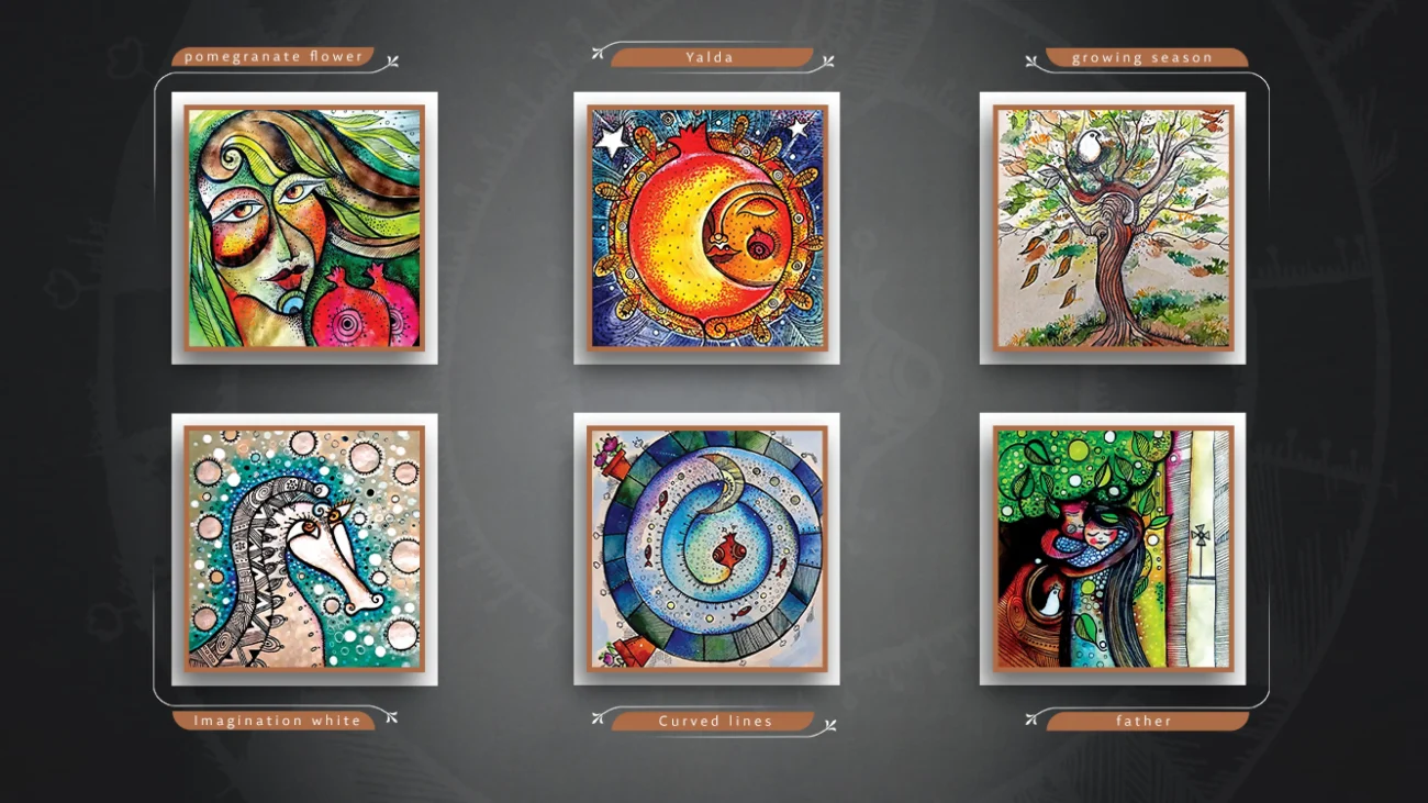 نقاشی های مربعی-5