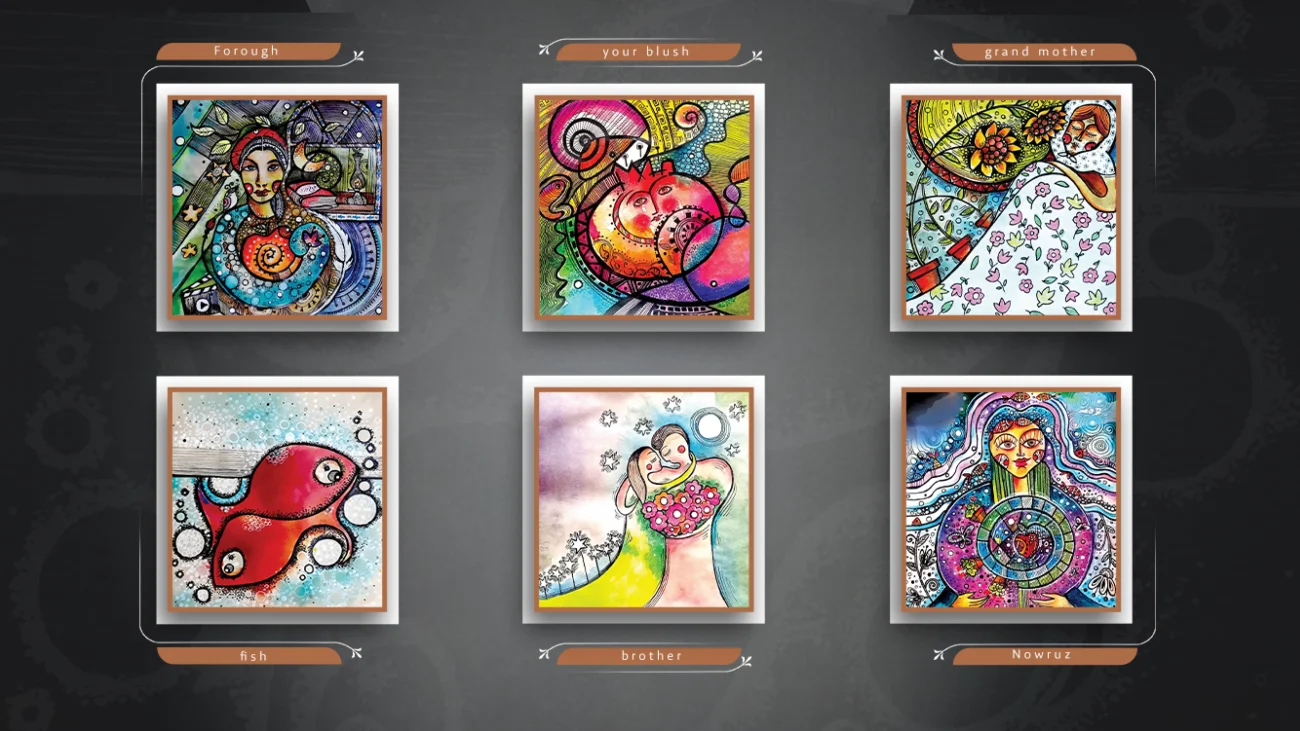 نقاشی های مربعی-9